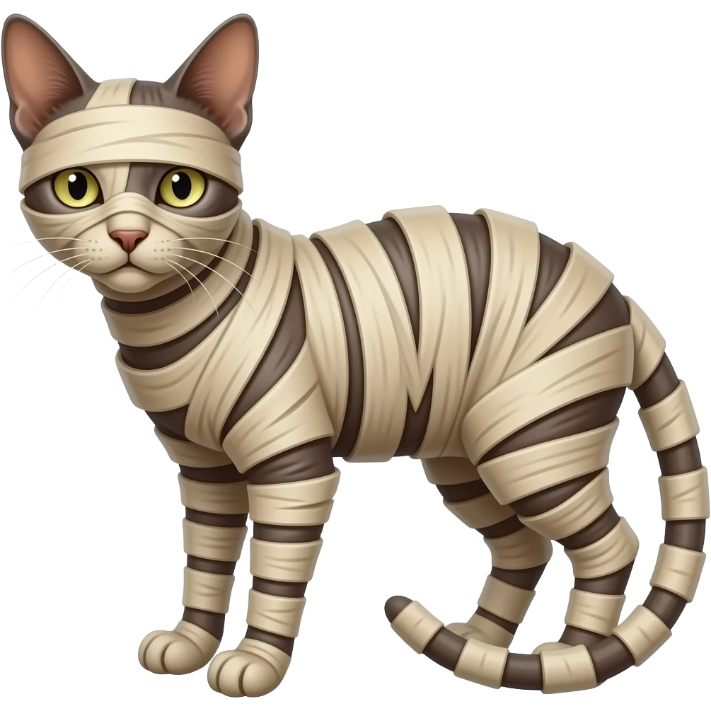 cat mummy emoji