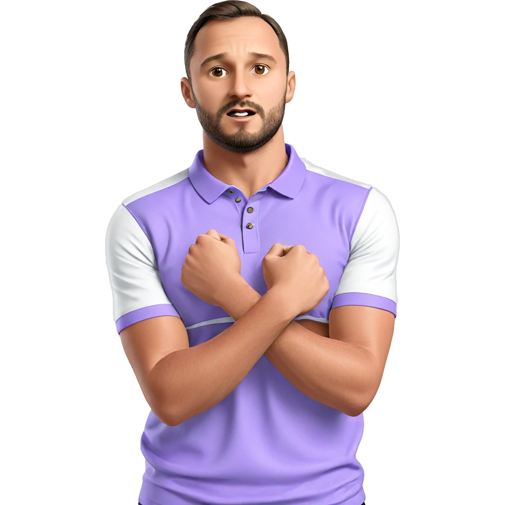 male in purple polo shirt emoji