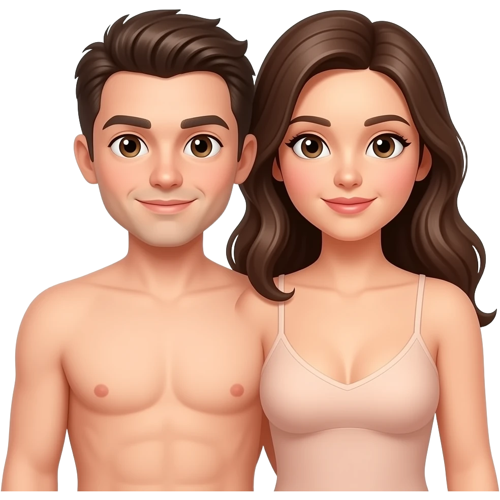 Nude sex couple emoji