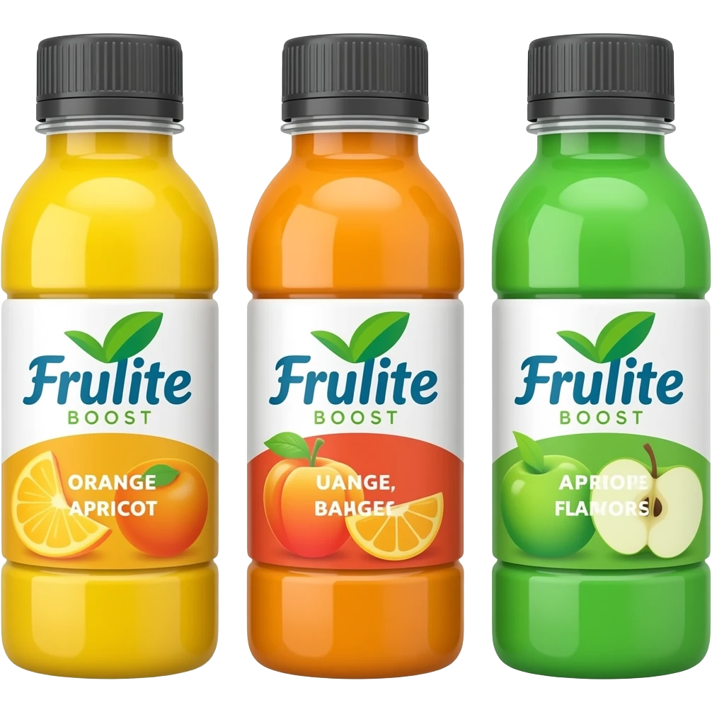 Juice Frulite Boost: Orange, Apricot, Apple emoji