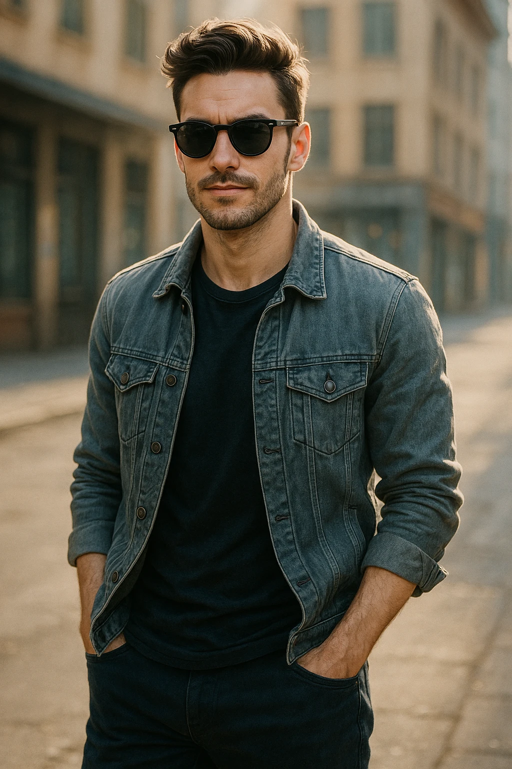 sigma personality, relaxed, cool attitude, wearing sunglasses emoji