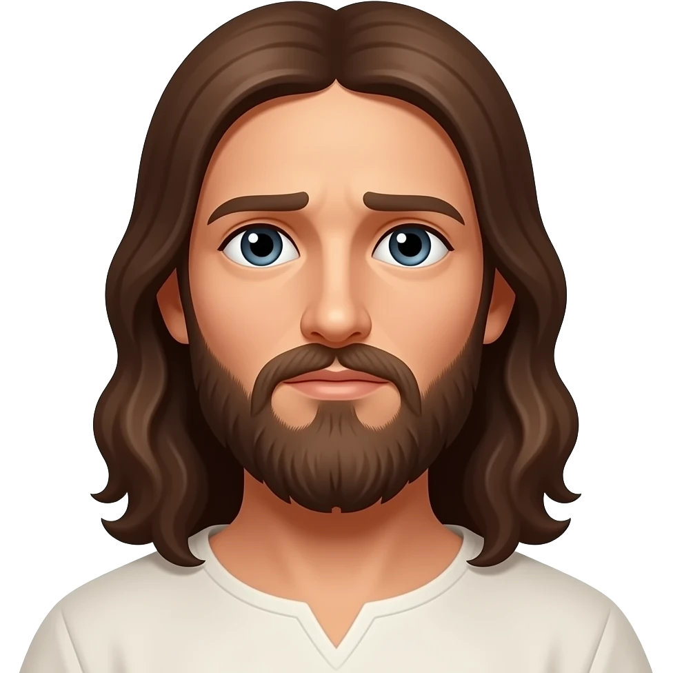 Jesus worried emoji