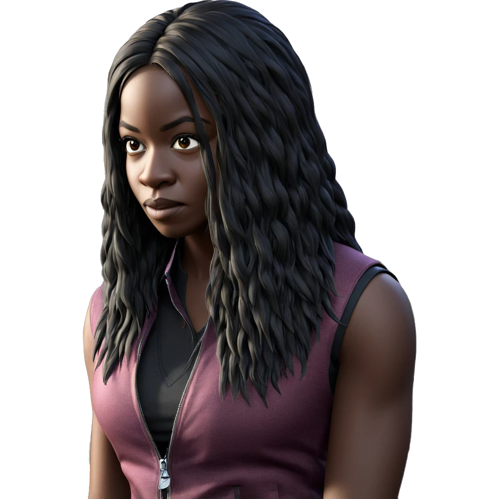 dark beauty in a vest emoji