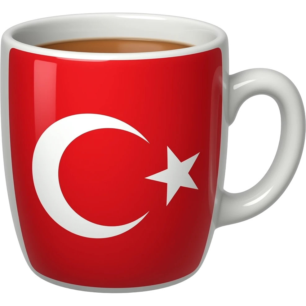 Türkiye bayraklı çay çay çay çay yap ama gerçekten türk bayraklı olsun emoji