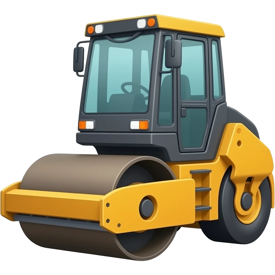Asphalt paver emoji emoji