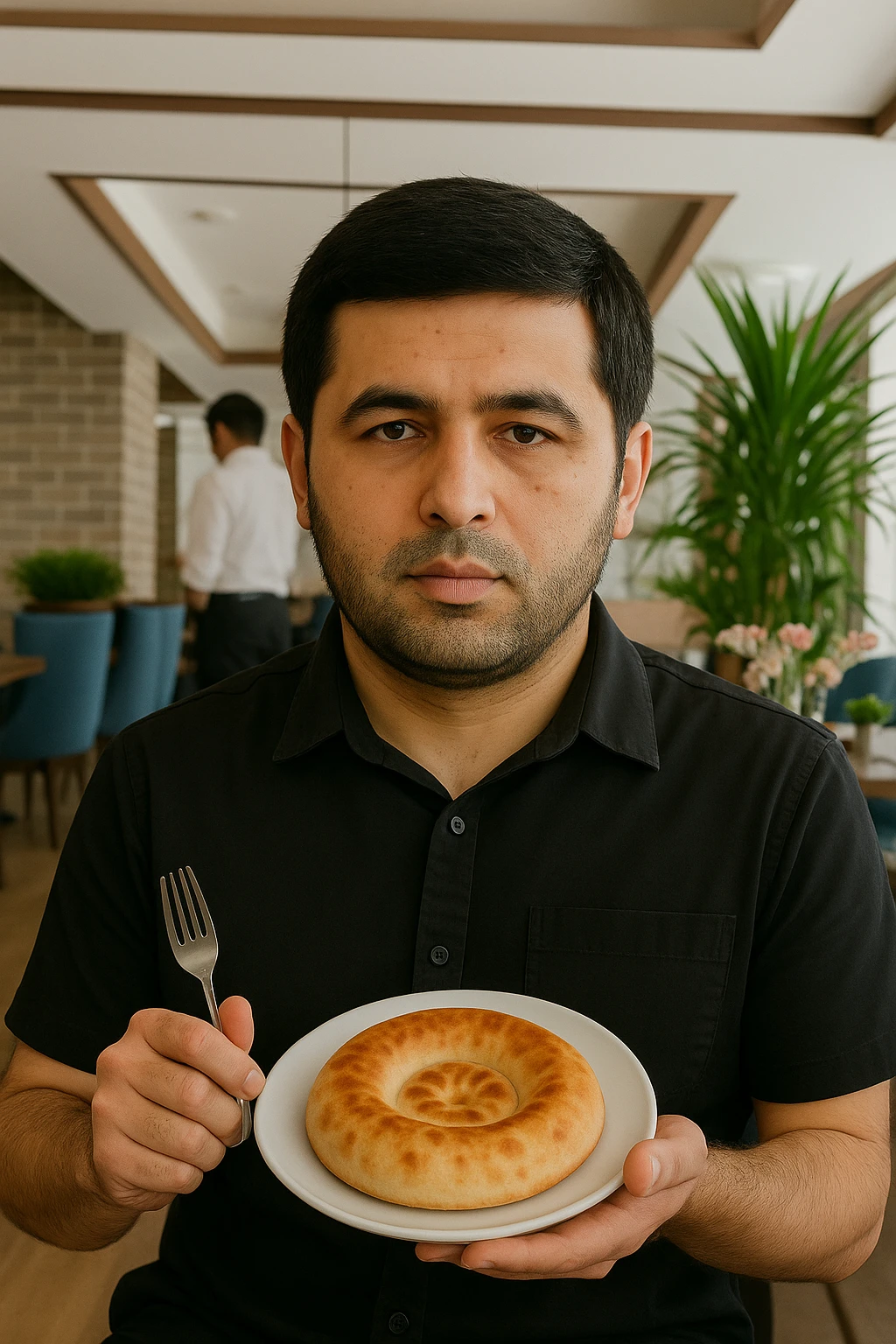 birinchidagi odamni yuziga 2 rasmdagi odamni yuzini quyib chizib ber emoji