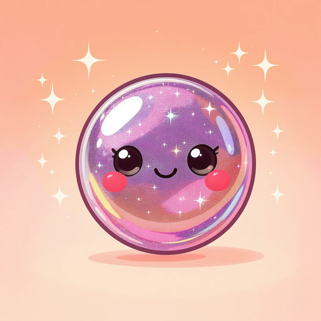 cute and shiny object with sparkles, no background emoji