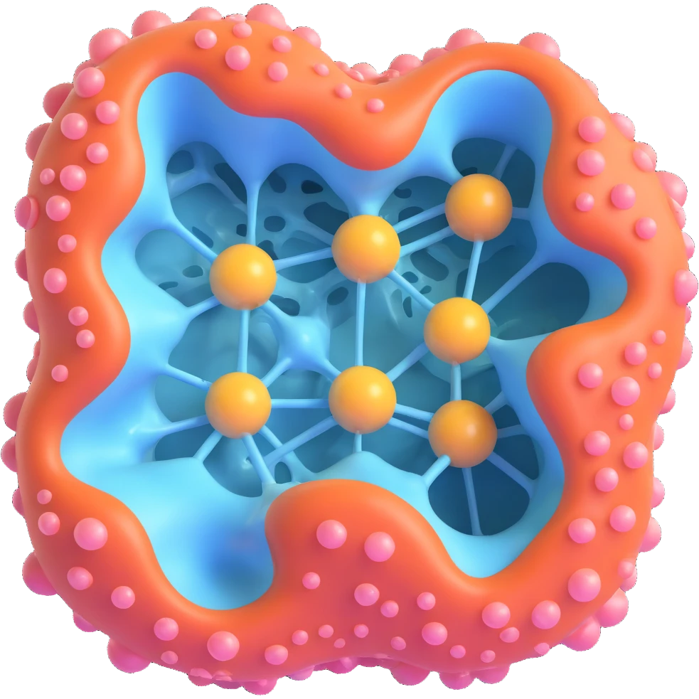 3D cross-section of biomembrane with detailed phospholipid bilayer, integral and peripheral proteins, cholesterol, glycoproteins, depth and perspective, scientific illustration style, no organelles emoji