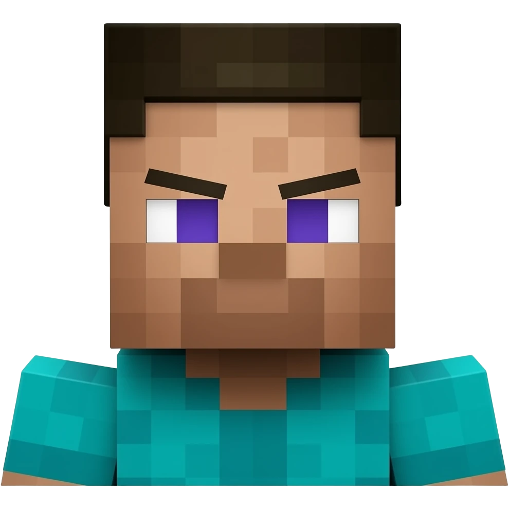Minecraft herobrain emoji