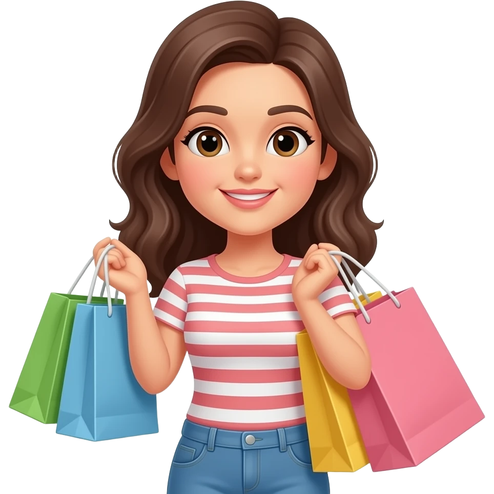 woman with shopping bag emoji