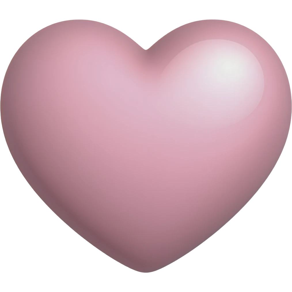 Corazón rosado claro emoji