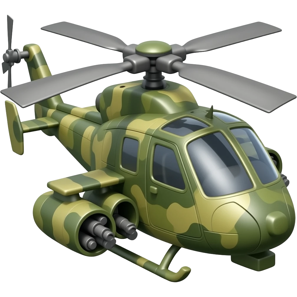 military Helicopter emoji