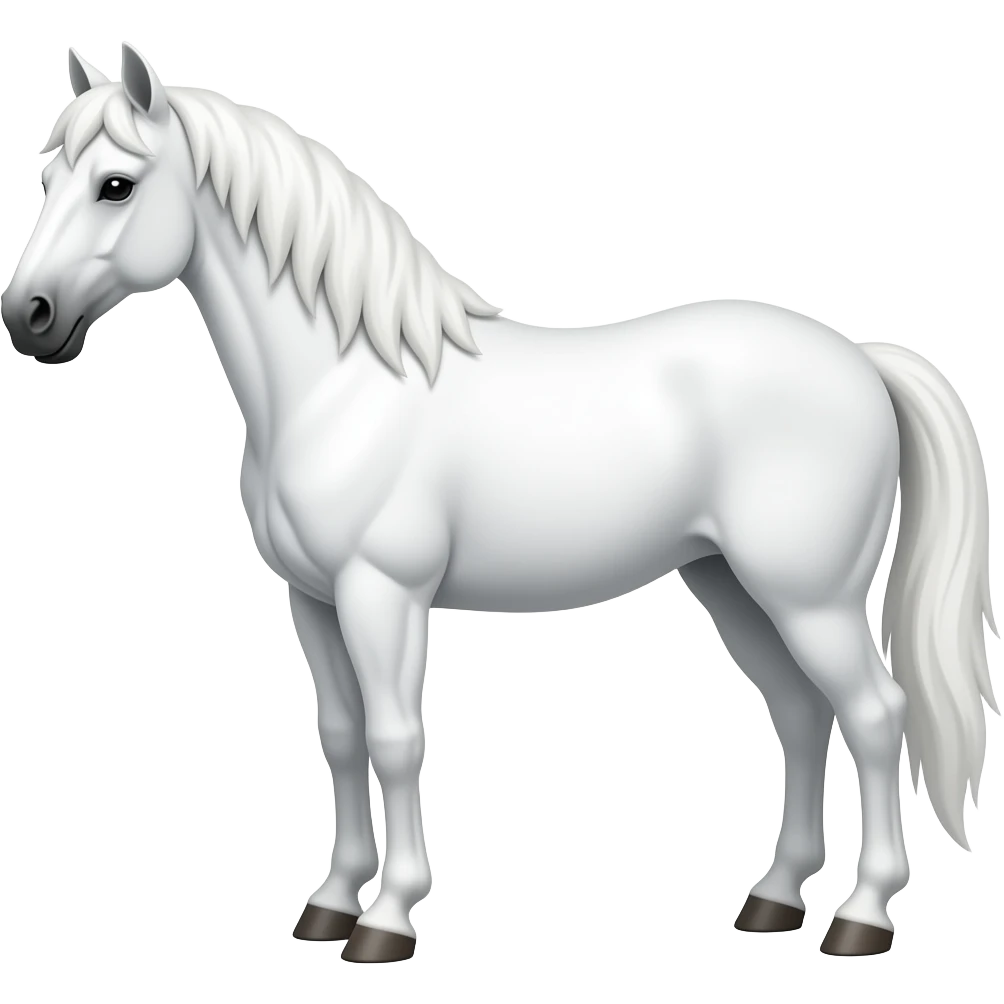 White horse emoji