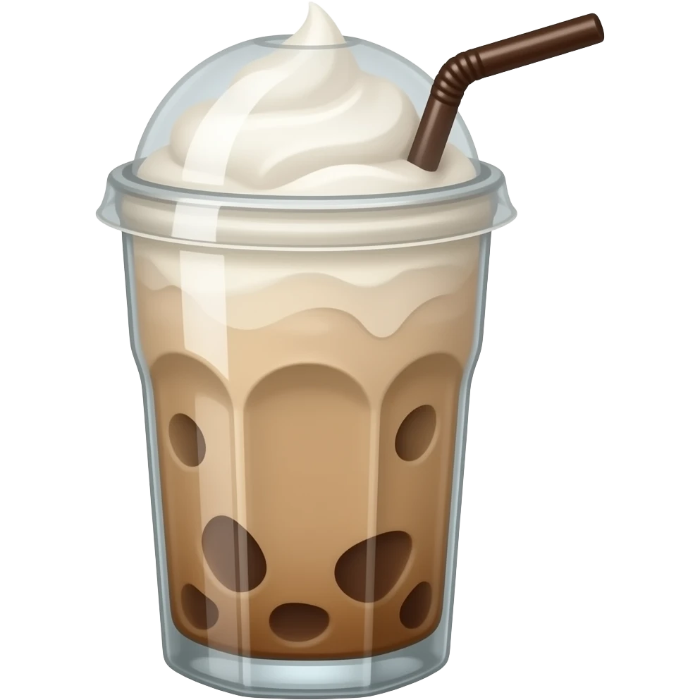 Ice latte emoji