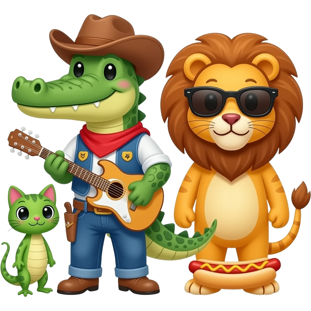 Cute 🐊 wish cowboy cute 🦎 wish guitar cute 🐈 wish milk cute 🦇 wish sunglasses cute 🦁 wish hot dog emoji