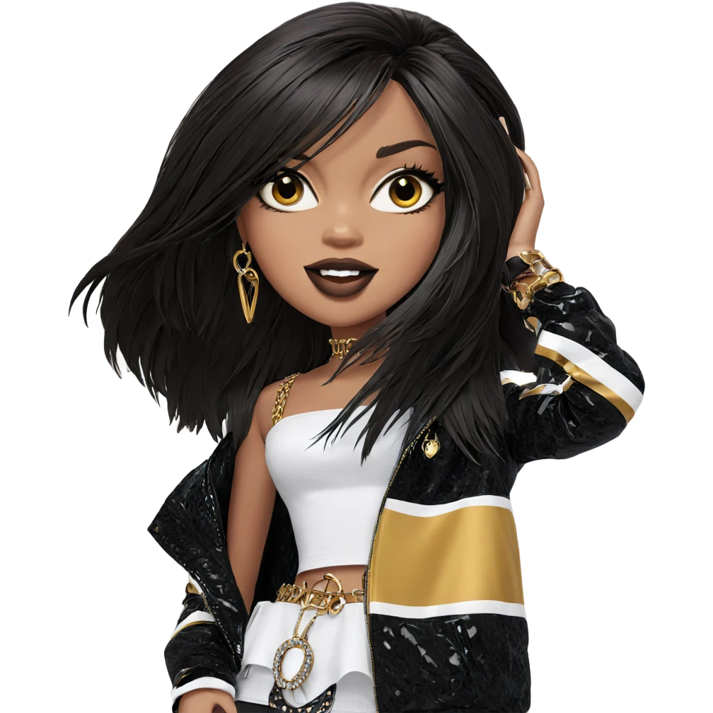 dark beauty in jewelry emoji
