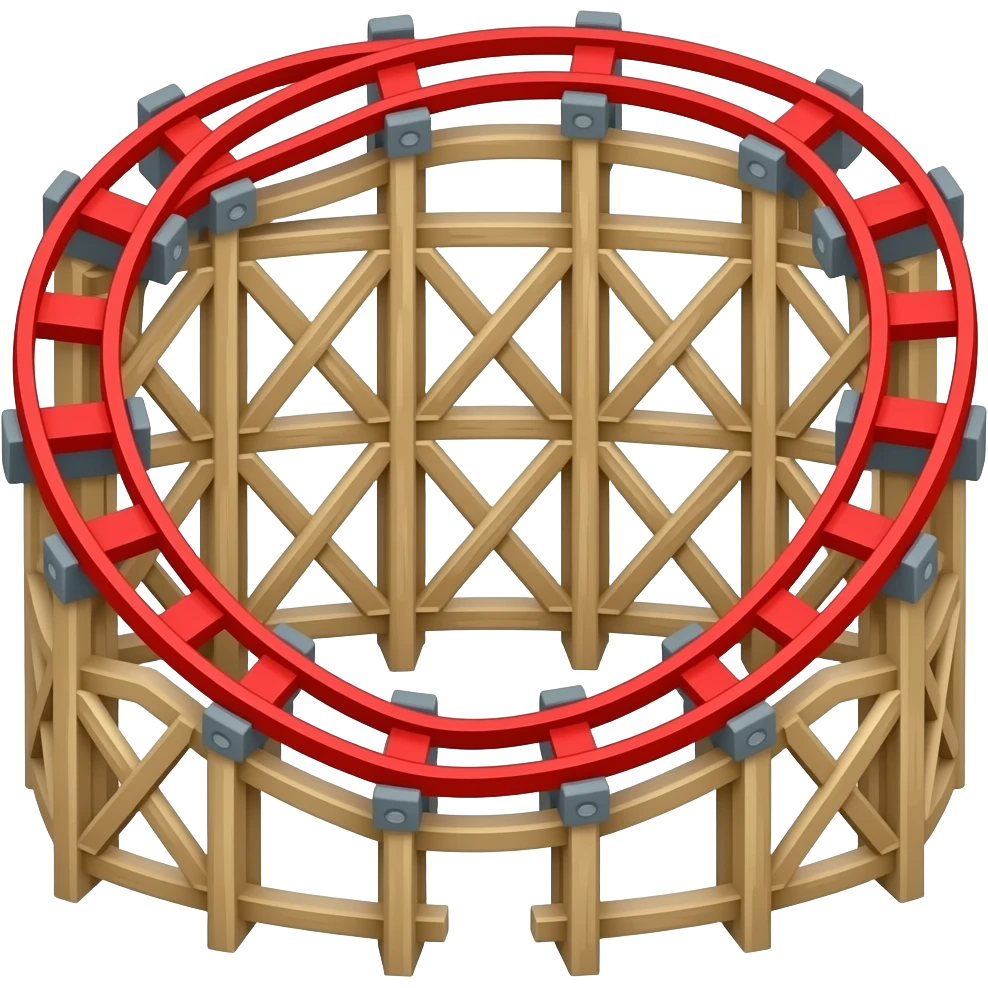 Roller coaster emoji