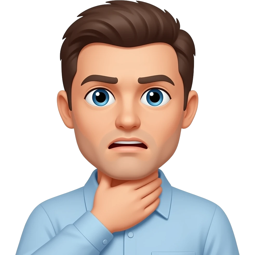 Make the emoji have its hand around its neck like it chocking itself emoji