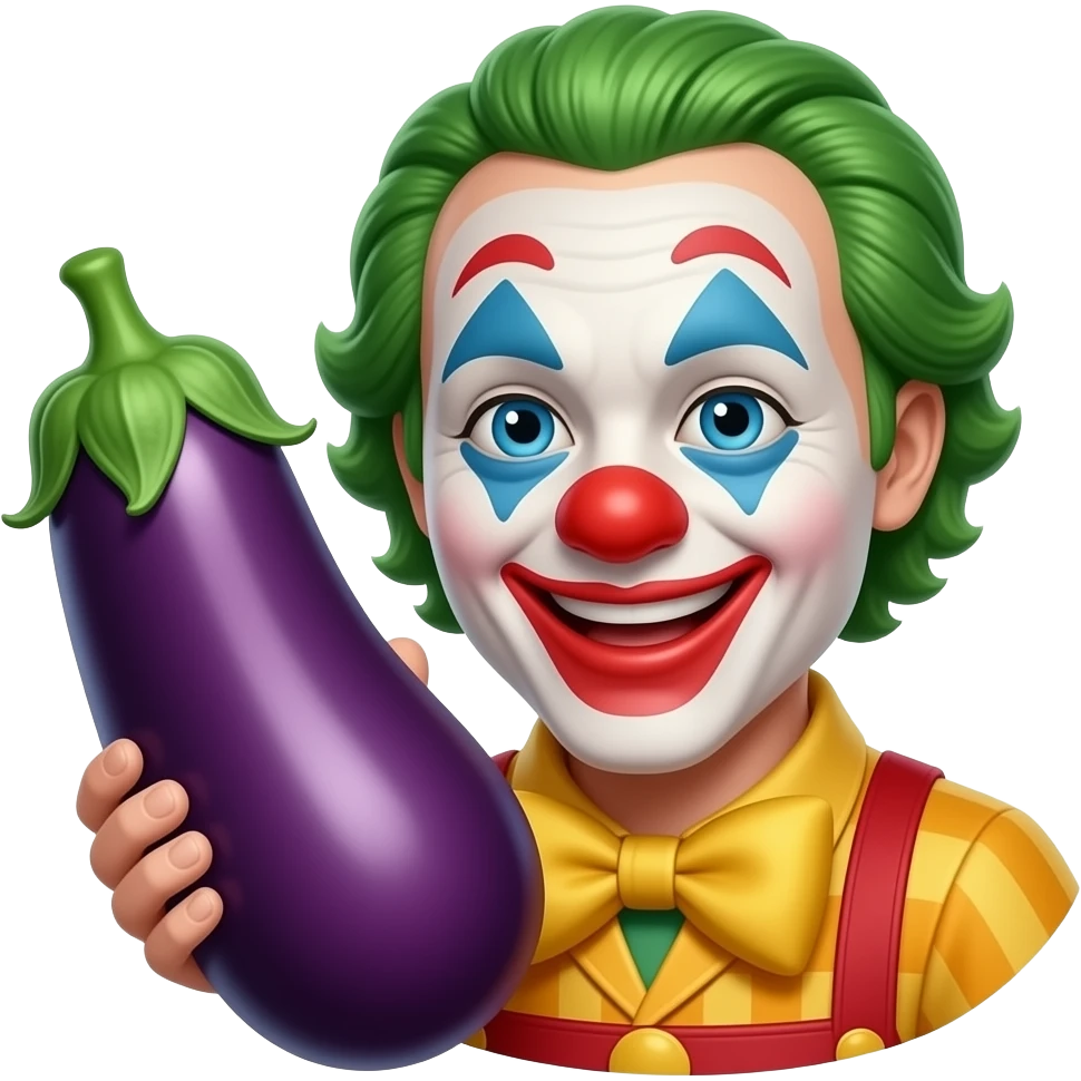 🤡🍆 emoji