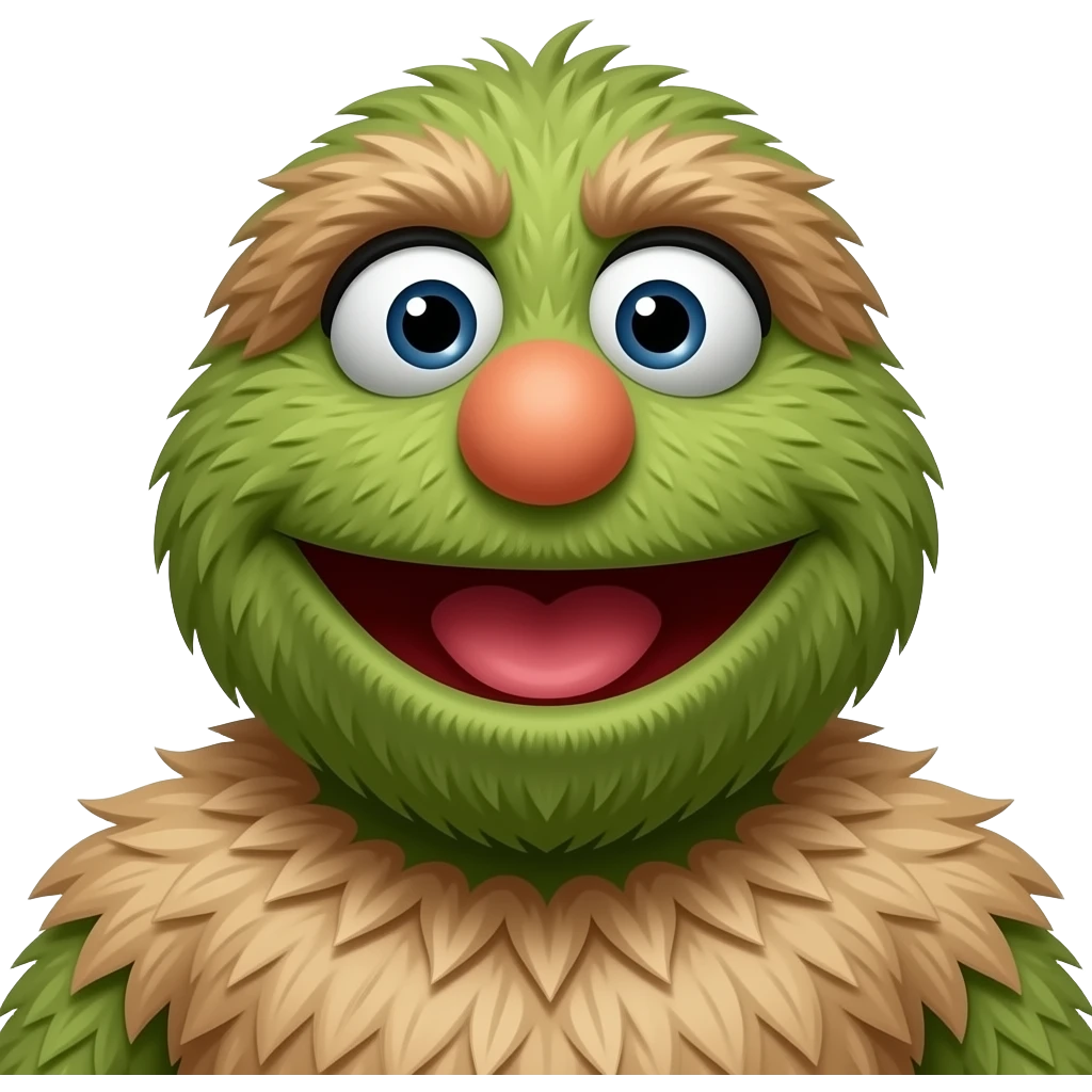 Fat stinky sweaty muppet emoji