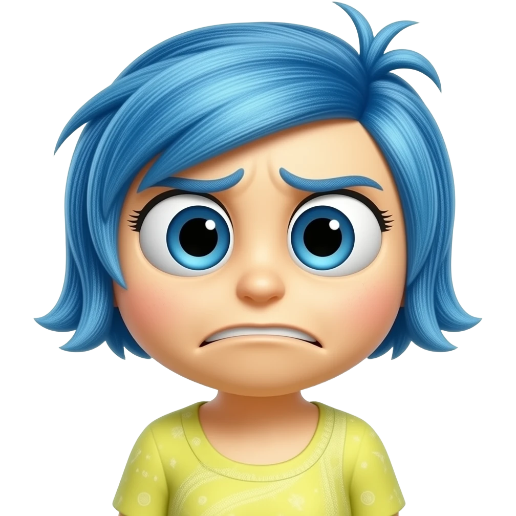 DISGUST FROM INSIDE OUT MOVIE DISGUSTED. emoji