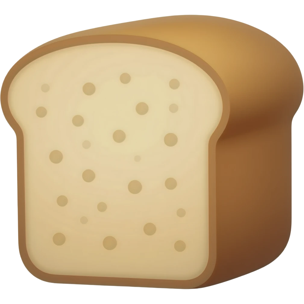 vector flat Bread and Cake emoji