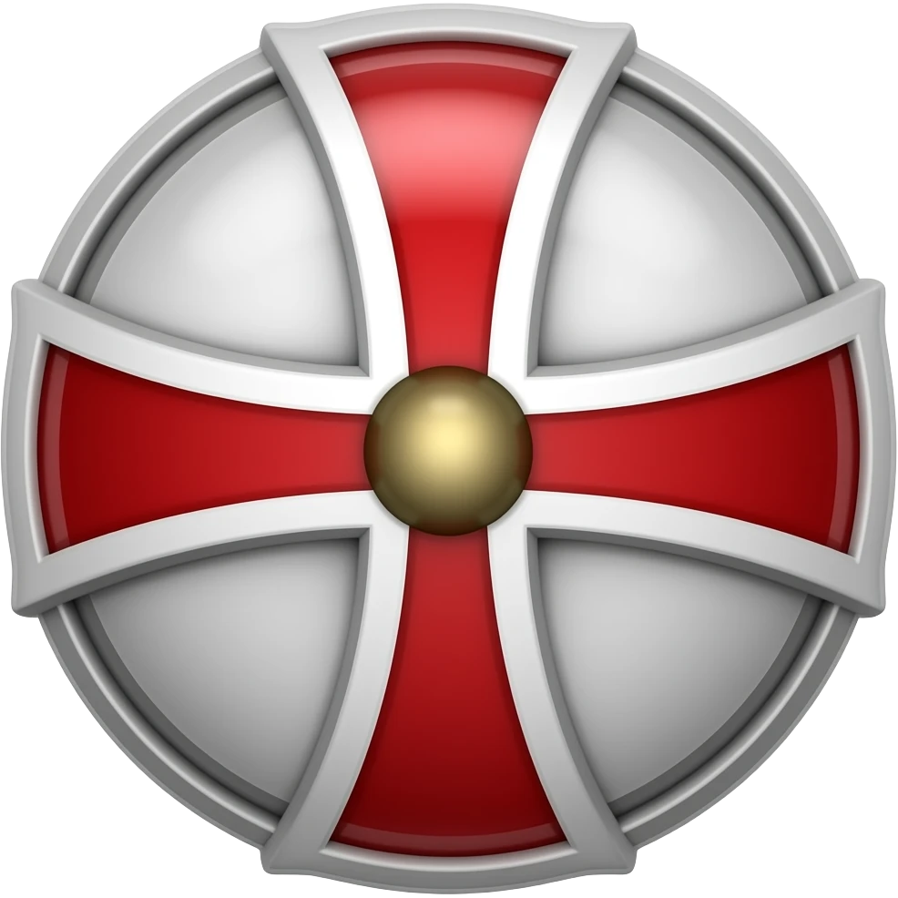 White templar cross emoji