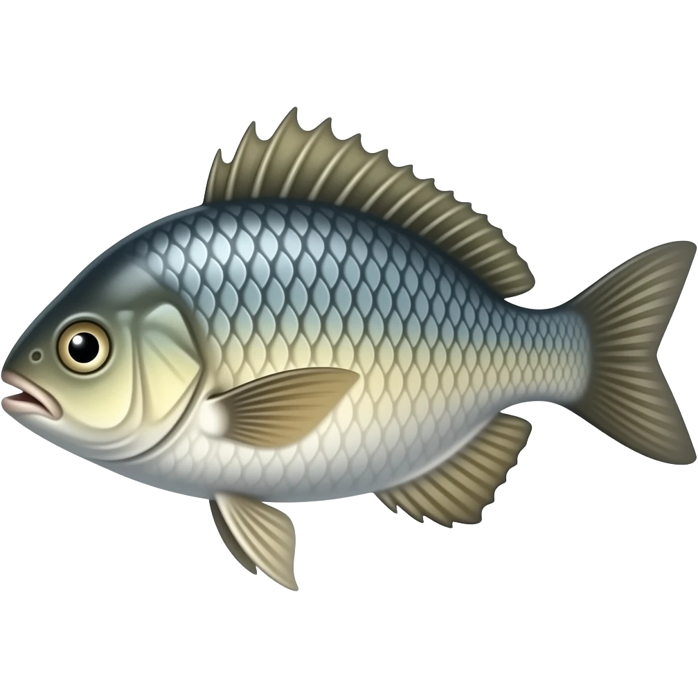 This fish but with white background emoji