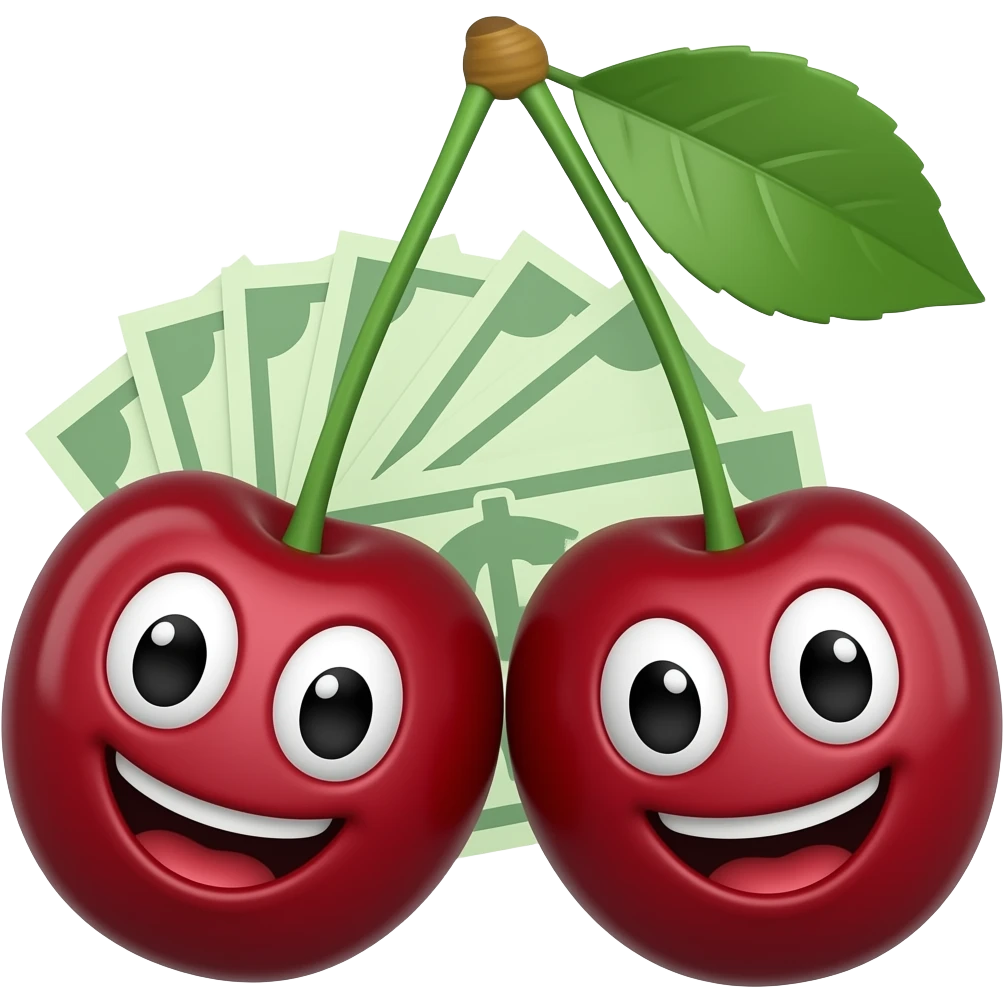 American money 🍒😀😀 Cherry Plus emoji