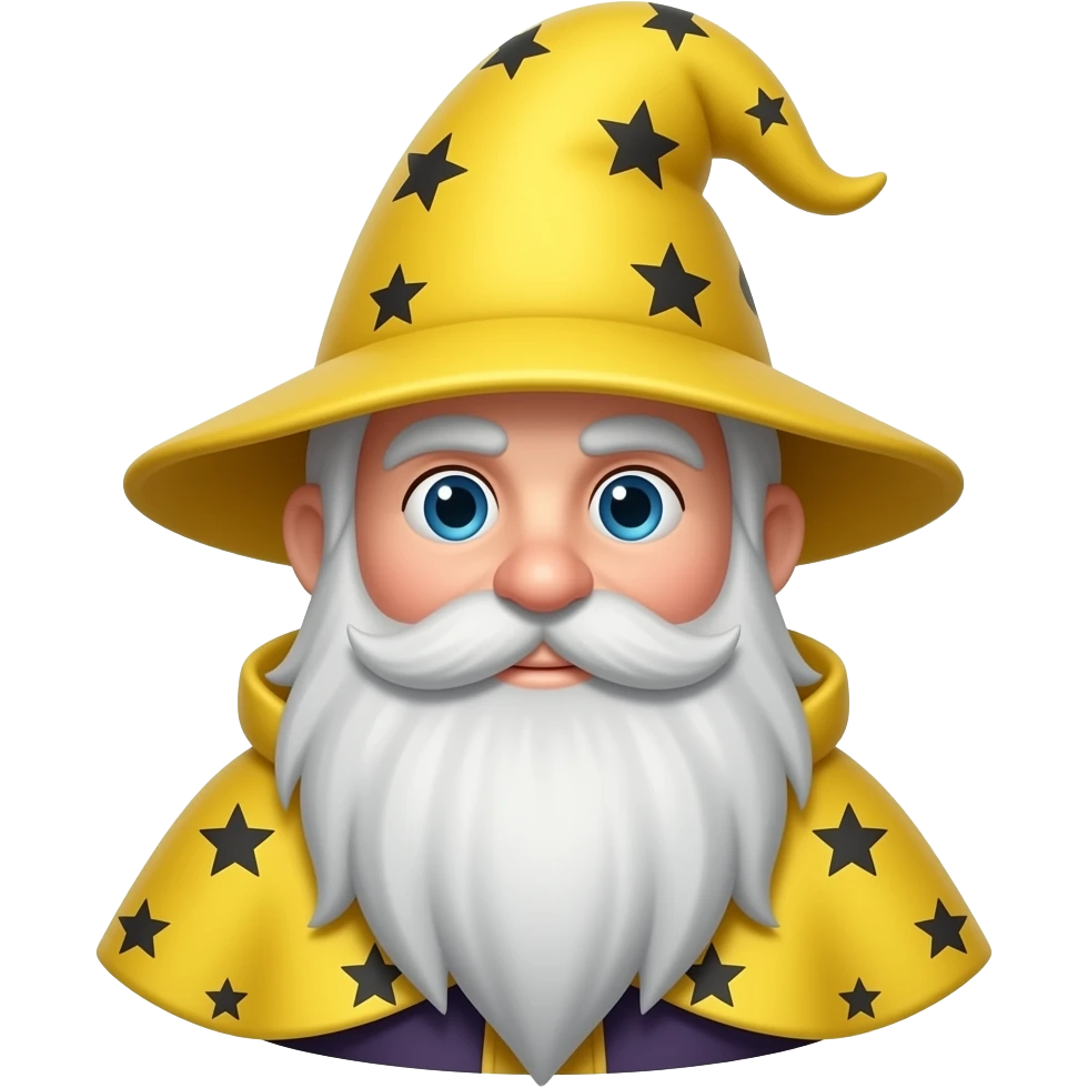 piss wizardcan you make is hat and cape yellow and the stars black emoji