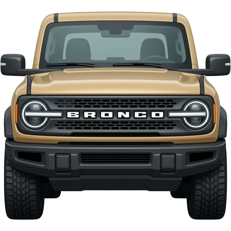 2026 dessert sand 4 door bronco emoji