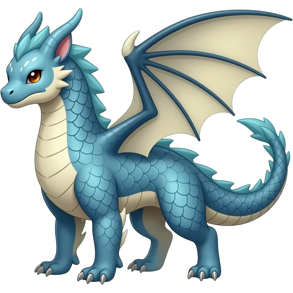 Finned scaly furry maned frill-maned Diancie-Palkia-Amaura-Aurorus-Salamence- emoji
