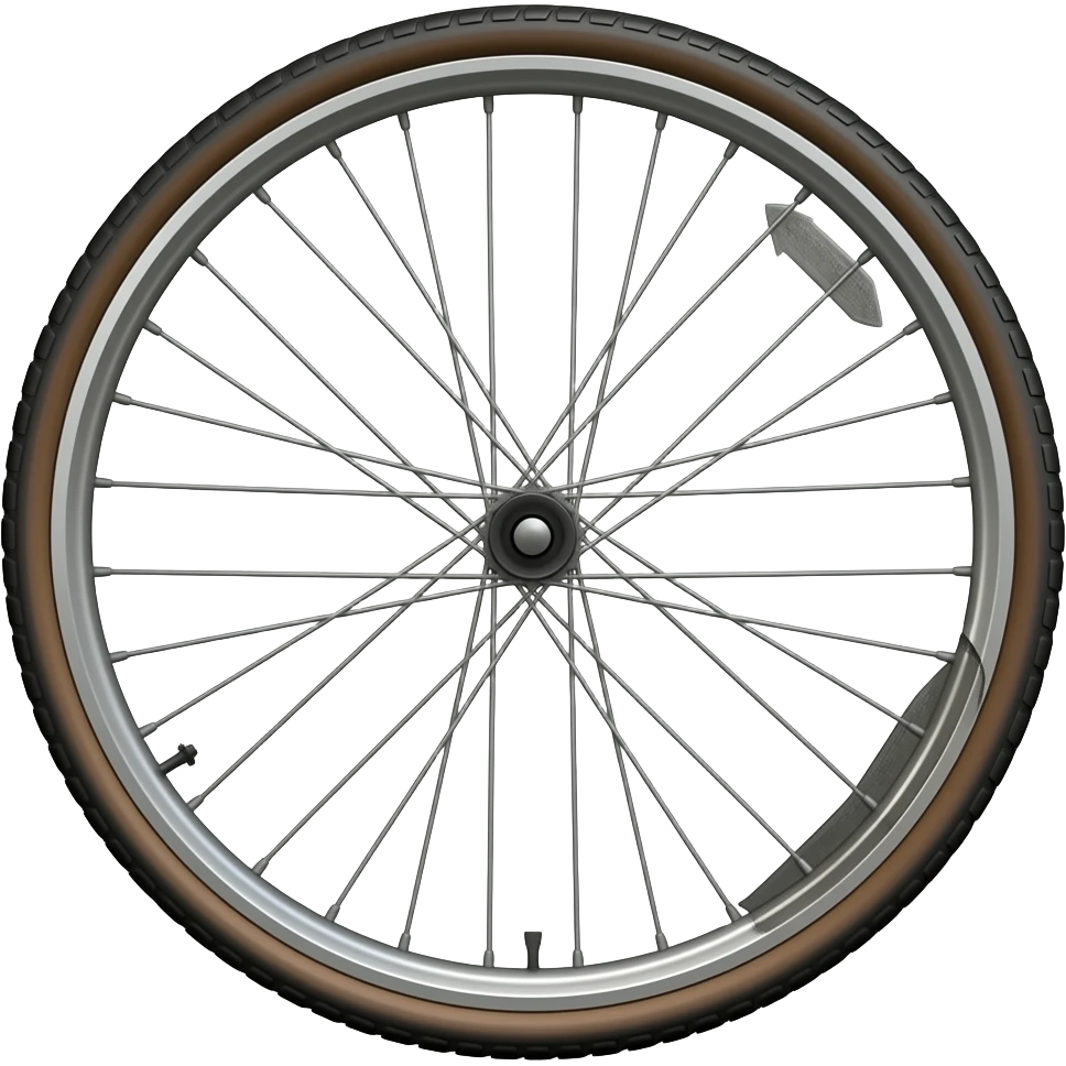 make it show the rim with a arrow with LOTS OF CURB RASH on it make it very noticabbly damaged emoji