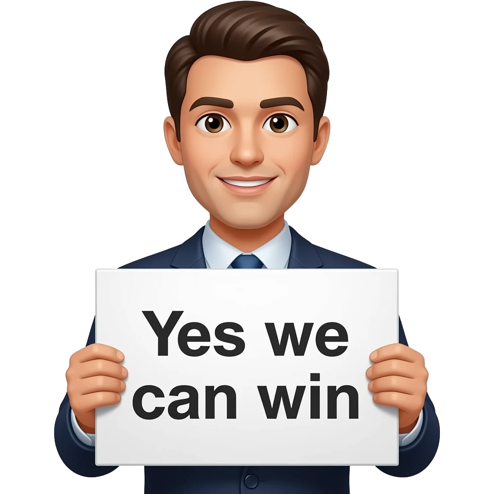 Yes we can win emoji