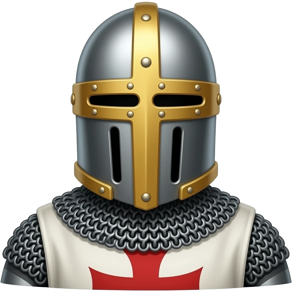 Decorated templar knight emoji