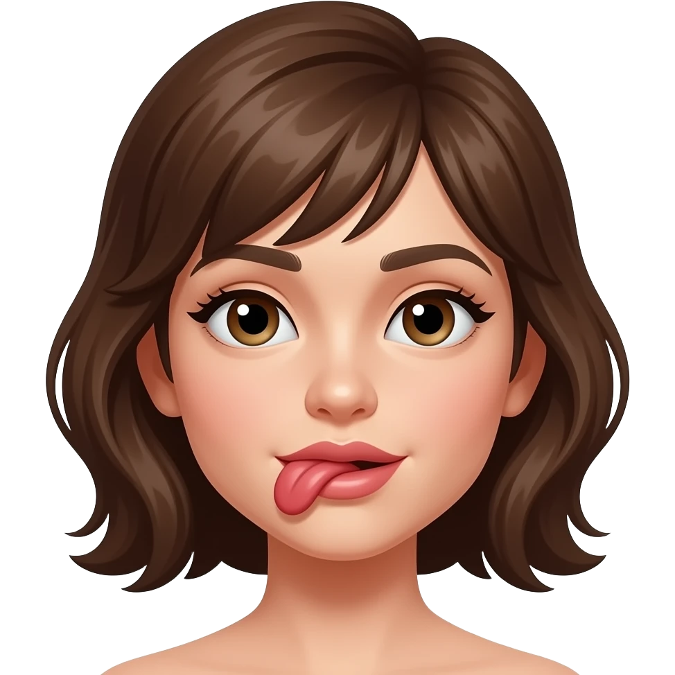 Biting mouth emoji emoji