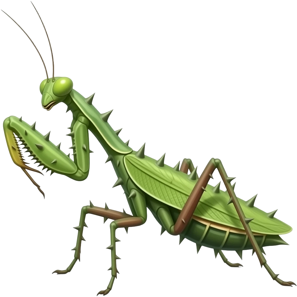 spiky mantis emoji