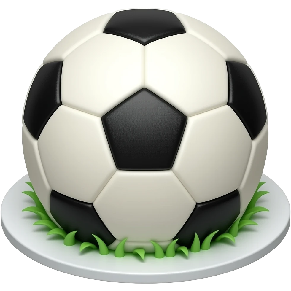 soccer ball cake emoji