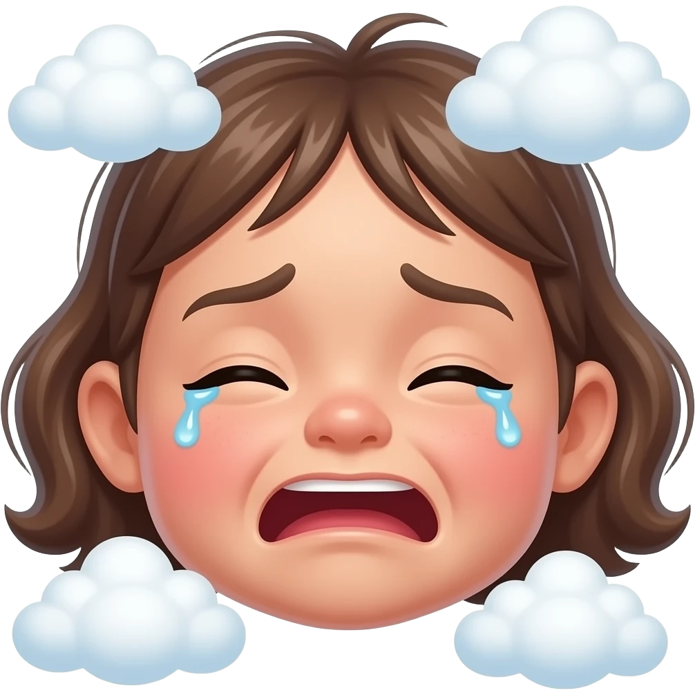 niños callendo desde el cielo emoji