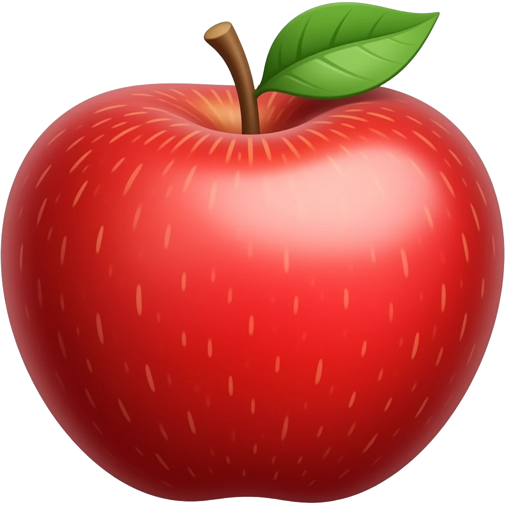a red apple emoji