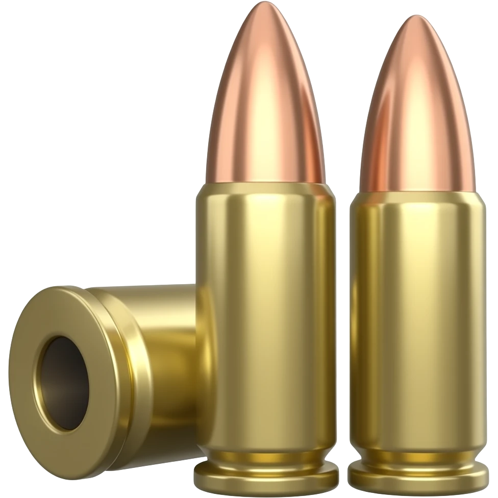 Double barreled shotgun bullet emoji