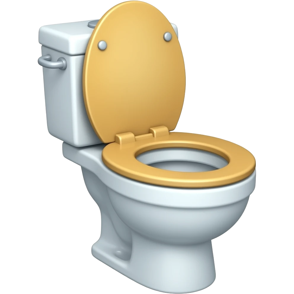 a toilet cartoon version for kids emoji