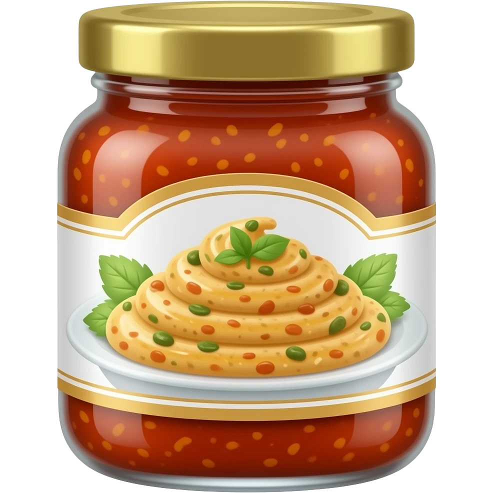 Bottle of relish emoji