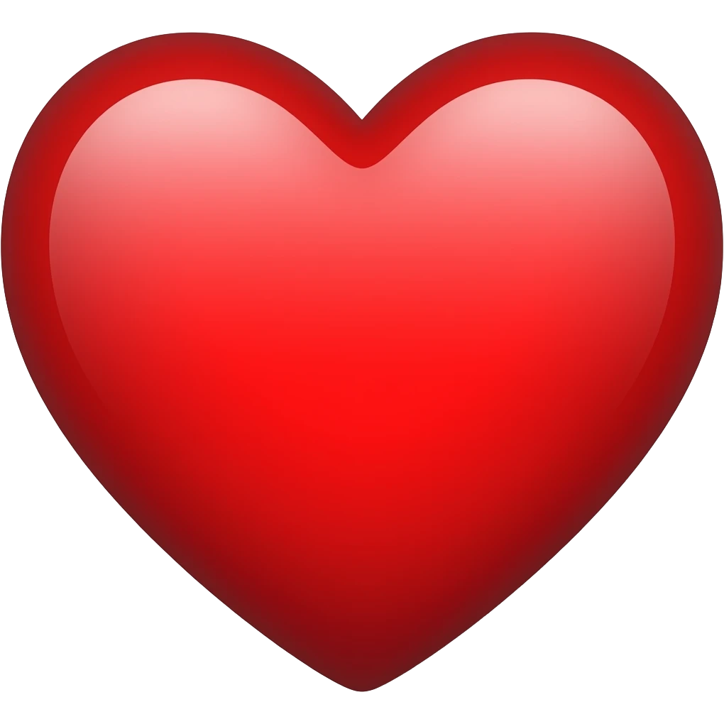 Red heart emoji emoji