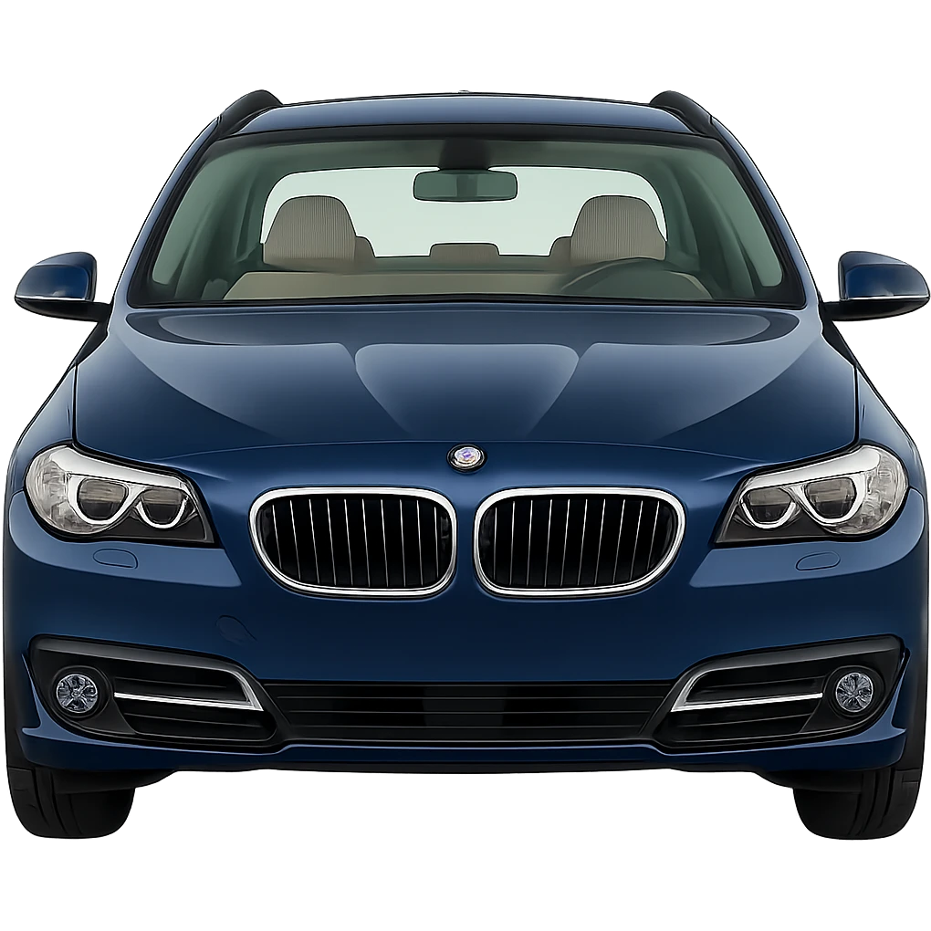 Make the car blue, keep the original style, no background. emoji