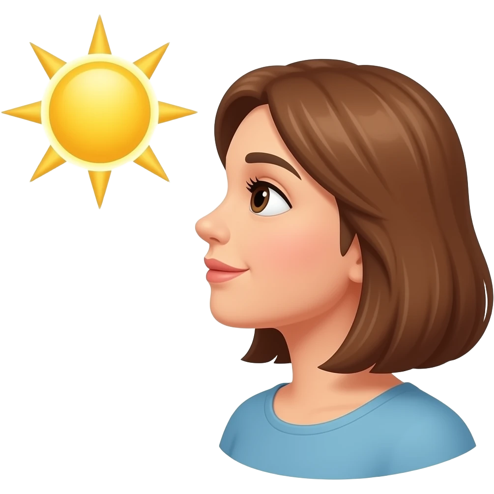 Mother to sun emoji