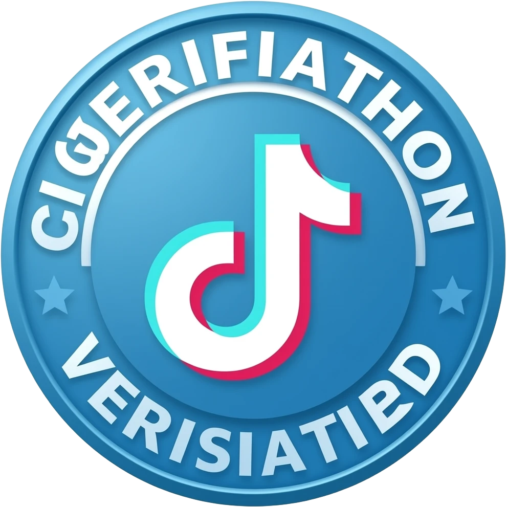 ita azul de verificación de tik Tok verificación de tik Tok emoji