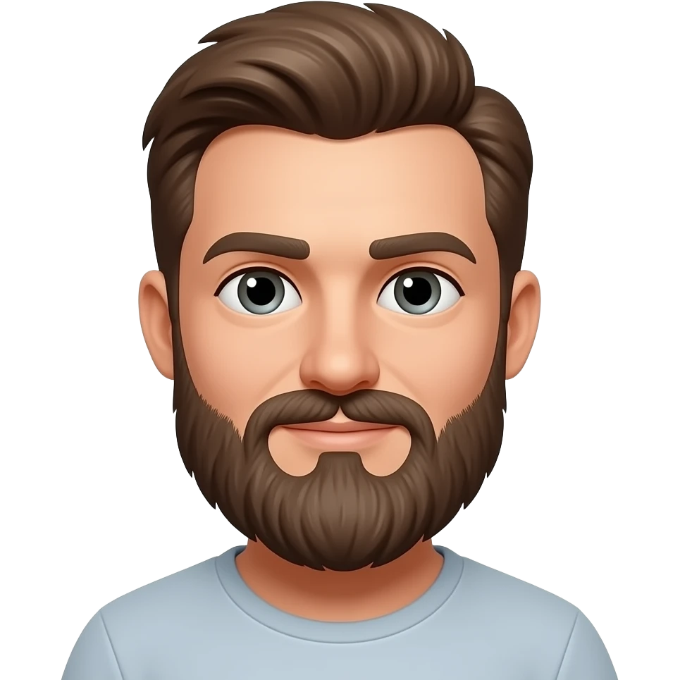 Can you make the beard longer emoji