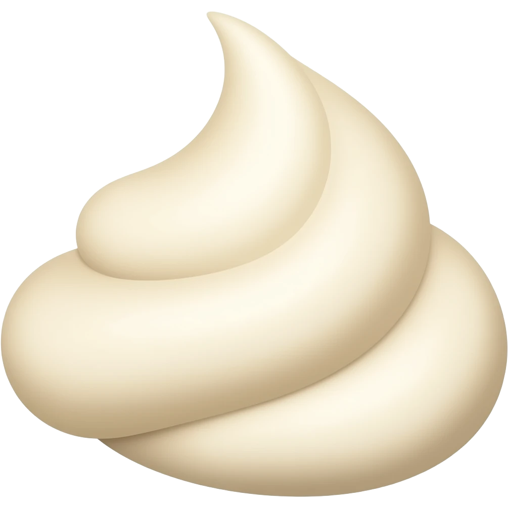 Cream emoji