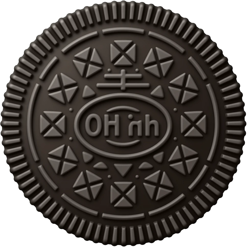 Oreo bisket Make it in emoji for text emoji